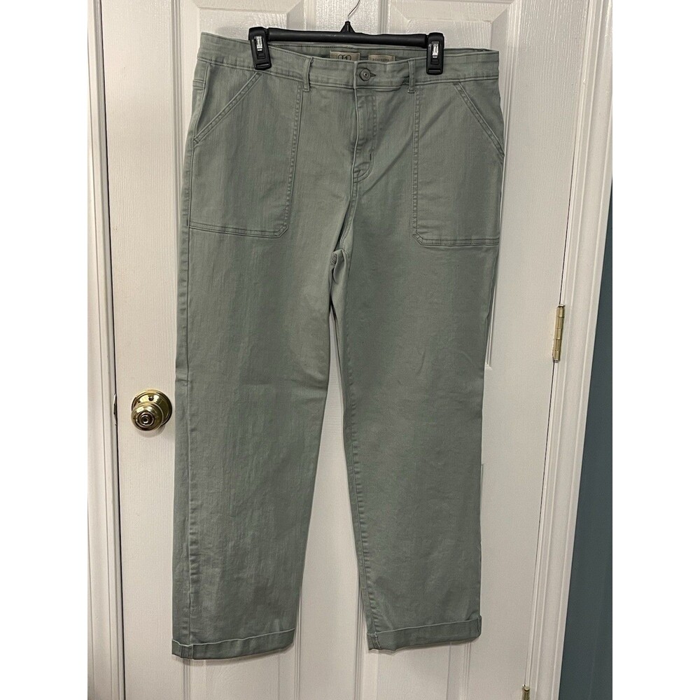 logo by lori goldstein jeans 16T Light Green Boyfriend Style 0310